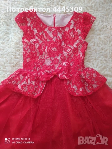 Приказна рокличка р.128, снимка 3 - Детски рокли и поли - 50456431