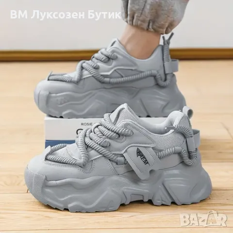 🔝 ТОП ОФЕРТА – ЛУКСОЗНИ МЪЖКИ ЕЖЕДНЕВНИ МАРАТОНКИ 🔝, снимка 3 - Маратонки - 50301025