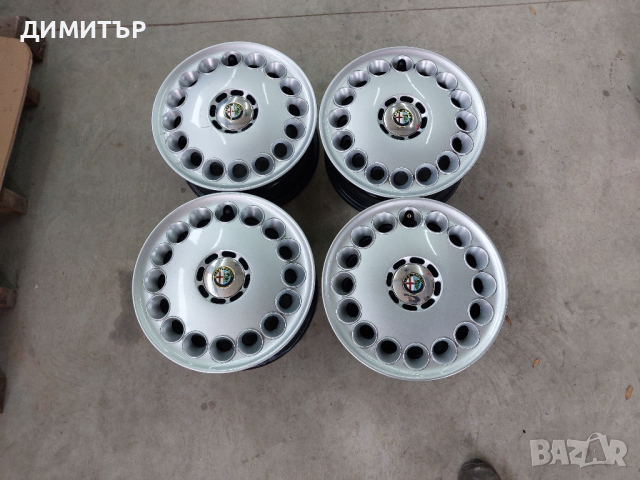 4 бр.метални джанти с тазове за Алфа Ромео 5Х98:15-ки :5х114,3 :6,5JX15:ЕТ41,5, снимка 2 - Гуми и джанти - 44836619