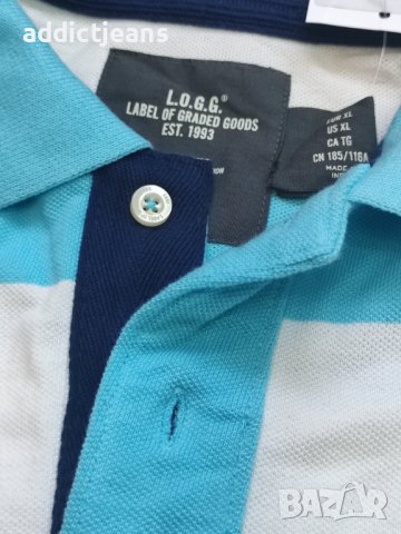 Мъжка тениска с яка H&M  размер XL, снимка 2 - Тениски - 41289933