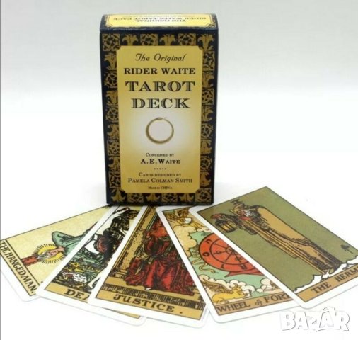 Карти Таро на Райдер Уейт пълен комплект от 78 карти + книга, снимка 7 - Езотерика - 34400022