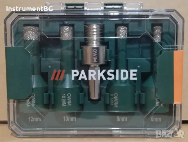 Комплекти диамантени приставки боркорони Parkside / Парксайд / 