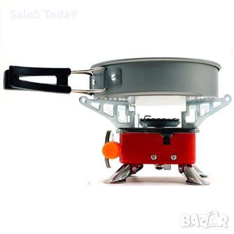 Котлон за къмпинг, газов