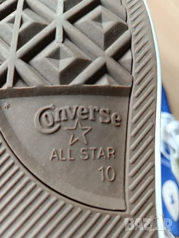 Чисто нови оригинални кецове Converse Chuck Taylor All Star (високи), сини – размер 44 (без кутия), снимка 12 - Кецове - 56041995