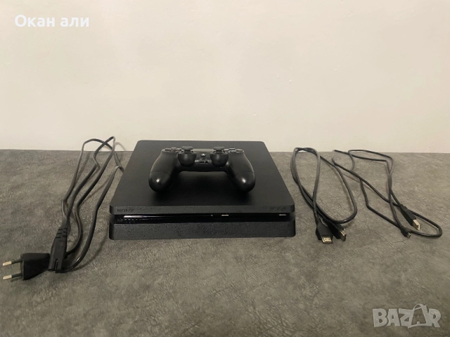 Продавам PS4 Slim 500GB – Отлично състояние, неотваряна конзола!