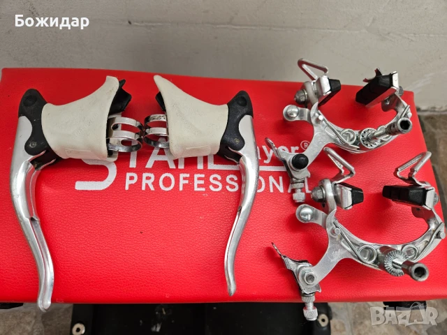 Спирачки Dia-Compe 400 и ръкохватки Dia-Compe Aero, снимка 2 - Части за велосипеди - 50455103