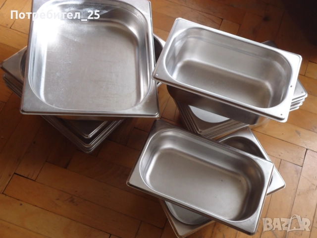 Неръждаеми тави за топла витрина, снимка 15 - Друго търговско оборудване - 52946189