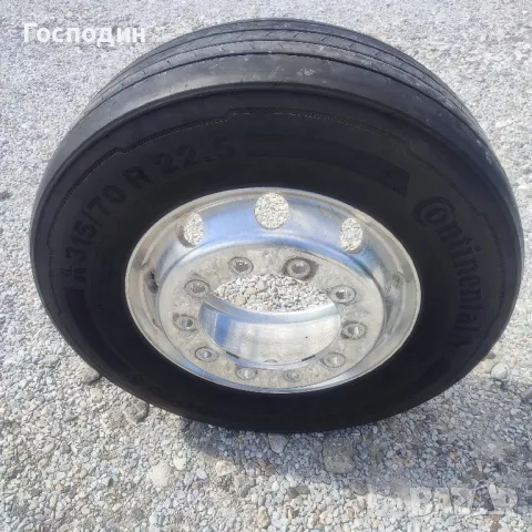 Alcoa Dura Bright LvL1 с Continental 315/70 R22,5, снимка 7 - Гуми и джанти - 47498895