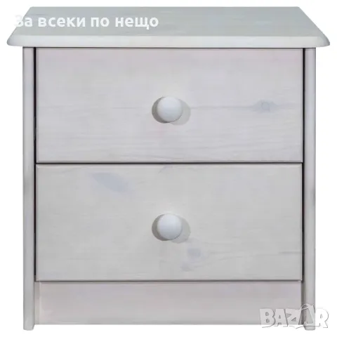 Нощно шкафче, 43x34x40 см, борово дърво масив Код P55, снимка 6 - Шкафове - 49144949