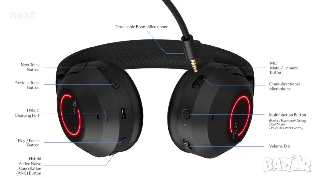 Безжични слушалки Creative Zen Hybrid Pro + Гаранция, снимка 7 - Слушалки и портативни колонки - 50711816