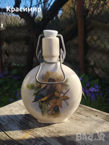 Бутилка за огнени напитки 📐17 см. 