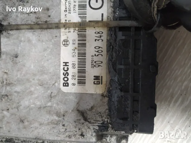 ECU ДВИГАТЕЛ OPEL 90569348 LG , 0281001634 , komplekt, снимка 7 - Части - 49606117