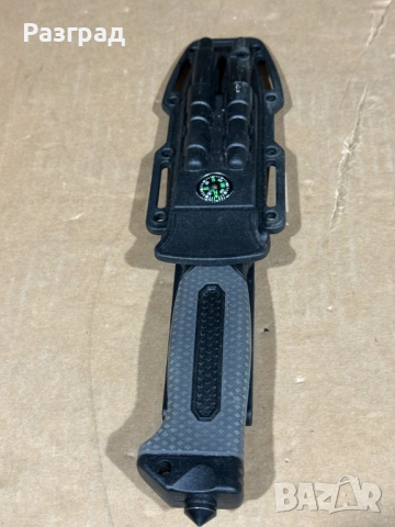 Тактически нож с кания,компас,запалка,свирка и точило, снимка 2 - Ножове - 52964988