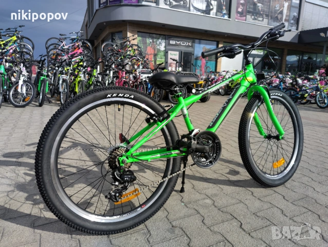 PASSATI Велосипед 24" CYBERTRECK зелен, снимка 10 - Велосипеди - 53839315