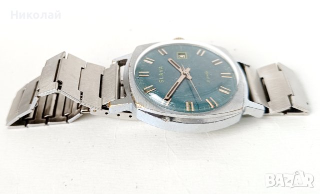 Slava Слава 21j cal. 2414 руски механичен часовник , снимка 6 - Мъжки - 42722569