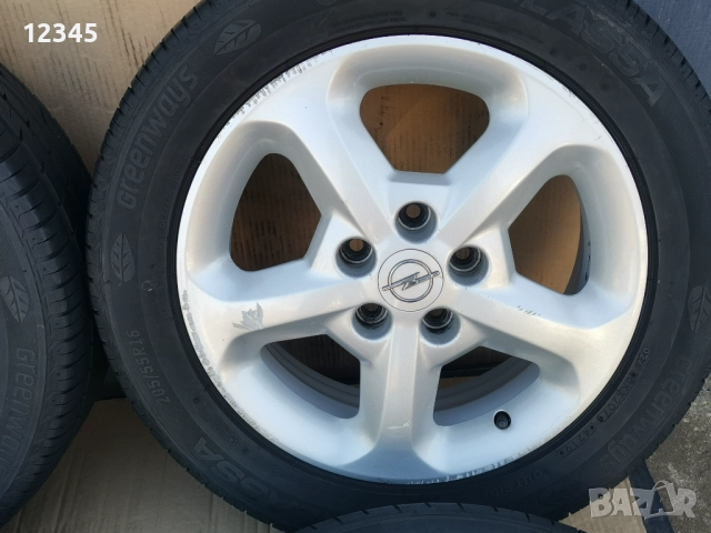 16’’ 5x110 originalni za opel 16” 5х110 оригинални за опел -№87, снимка 5 - Гуми и джанти - 51793932