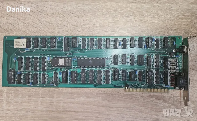 Работеща ретро видеокарта CGA за Правец 16 VDC2 видео контролер ХТ ISA Color Graphic Adapter