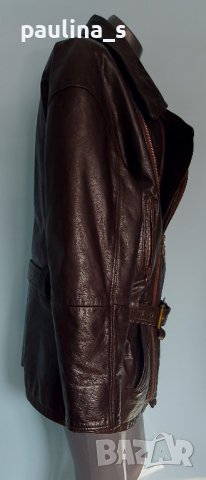 Мъжко рокерско яке тип шуба / голям размер , снимка 3 - Якета - 44322536