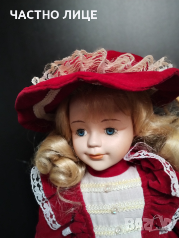 Стара Порцеланова кукла 50см, снимка 3 - Колекции - 44601958