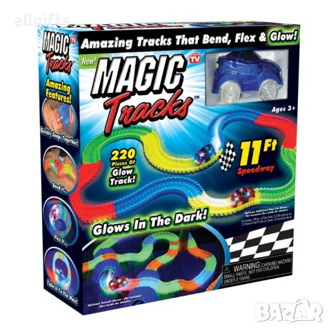 1885 Magic Tracks Детска светеща писта 220 части , снимка 6 - Други - 36399459