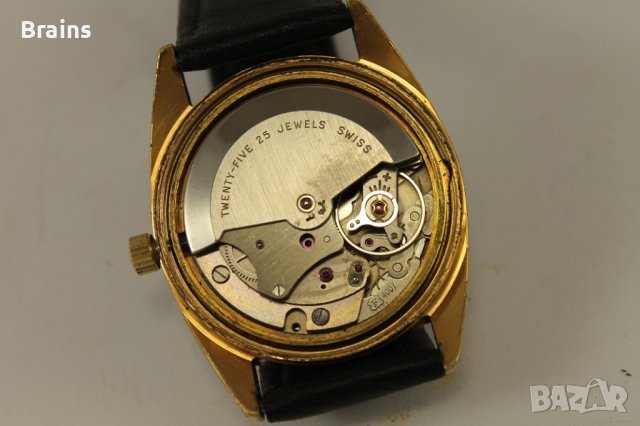 1960's TRESSA Швейцарски Позлатен Ръчен Часовник Автомат F 4007N, снимка 8 - Антикварни и старинни предмети - 41934285