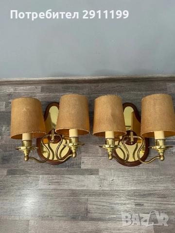 Аплик / лампа за стена, комплект от 2 бр., снимка 10 - Други - 52429474