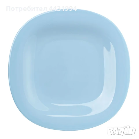 Сервиз за хранене Luminarc Carine Light Blue 18 части, снимка 2 - Чинии - 51115872