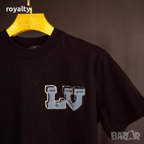 Louis Vuitton Мъжка Черна Тениска РАЗПРОДАЖБА🔥, снимка 2 - Тениски - 52227993