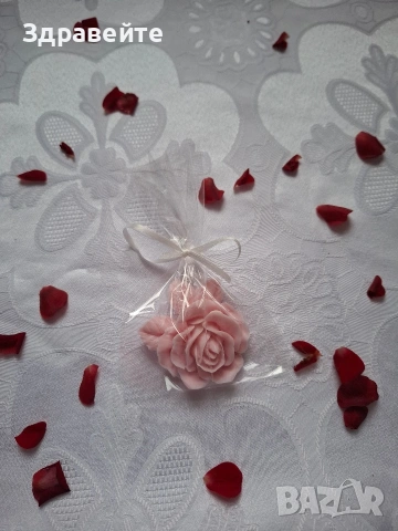 Глицеринови сапунчета "Роза" с хипоалергенни етер масла , снимка 2 - Картини - 53098293