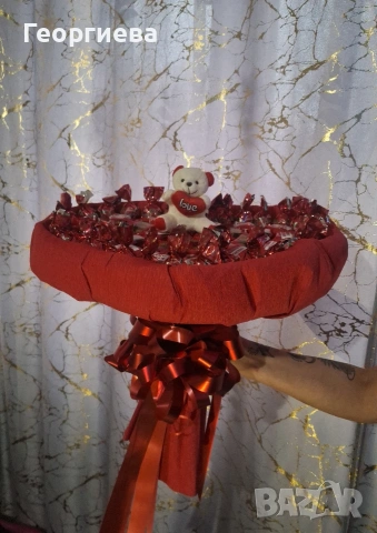 ПРОМОЦИЯ до края на февруари‼️💐✨️ Светещи, ръчно изработени букети "DESS"🦋✨️🎁, снимка 14 - Подаръци за жени - 47676632