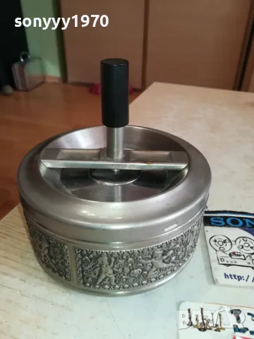 GERMANY-12Х12СМ-ПЕПЕЛНИК ВНОС SWISS 2801252002, снимка 9 - Антикварни и старинни предмети - 48869725