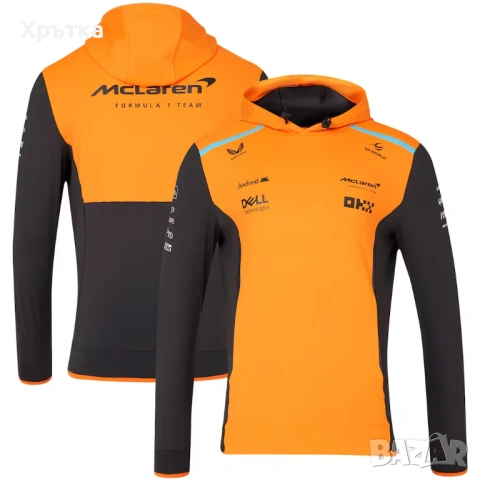 McLaren F1 Team Hooded Sweat - Оригинален мъжки суитшърт р-р L