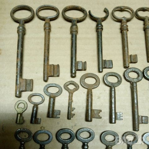 Ключове за брави на врати ретро, снимка 2 - Други - 38098221