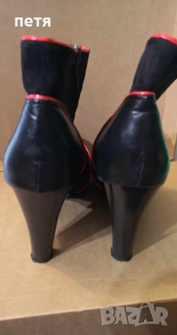 черни боти Мегияс, снимка 2 - Дамски боти - 41754840