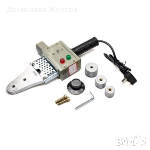 Професионална лепачка за PPR тръби 900W с регулируема температура (50–300°C) – Комплект с куфар, снимка 2 - Други инструменти - 52743123