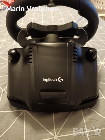 Logitech G920 Геймърски Волан + подарък ръчка за скорости, снимка 10 - Клавиатури и мишки - 52815524