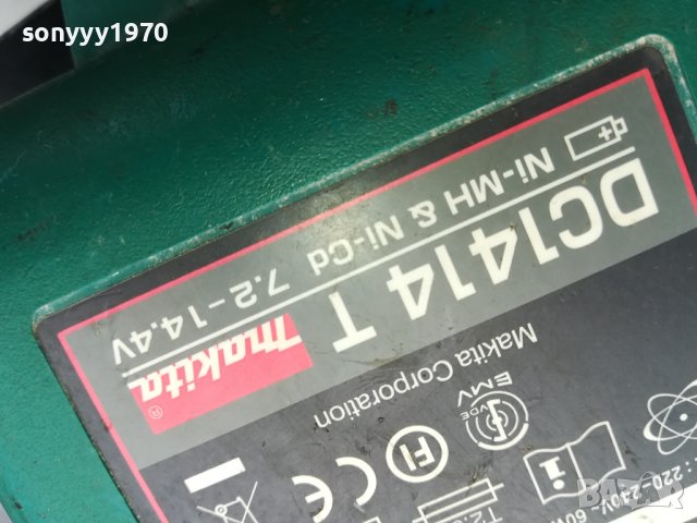 makita зарядно 7.2-14.4в 1809231332, снимка 5 - Други инструменти - 42231807