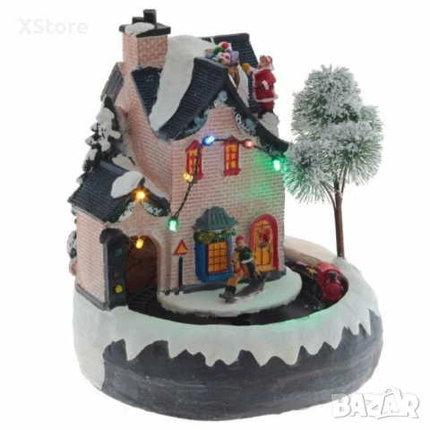 Коледна светеща декорация с Дядо Коледа - Оживете празничния дух у дома, снимка 6 - Декорация за дома - 52441055