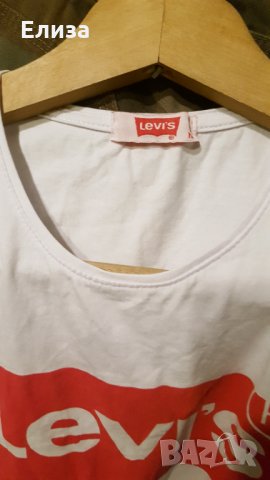 Оригинална винтидж дамска тениска Levis, снимка 2 - Тениски - 33599629