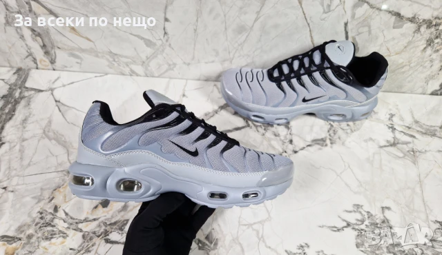 Nike Мъжки Сиви Маратонки👟Мъжки Спортни Обувки В Сив Цвят Найк Код P667, снимка 3 - Маратонки - 50578992