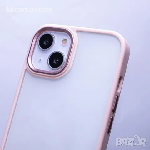 Калъф Satin Matt PVC за iPhone X / XS 5.8 / Розов / Баркод : 3131382, снимка 2 - Калъфи, кейсове - 48700993