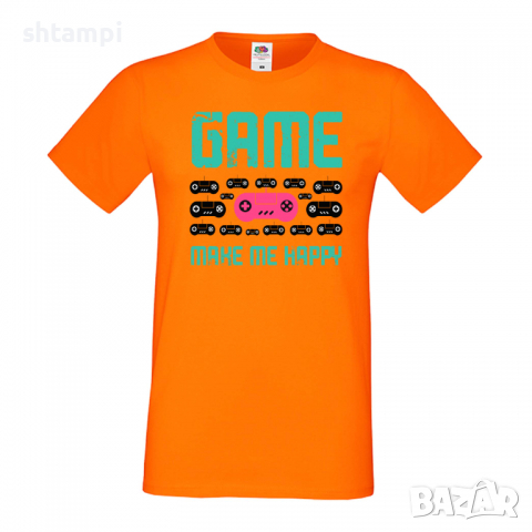 Мъжка тениска Game Make Me Happy, снимка 6 - Тениски - 36193160