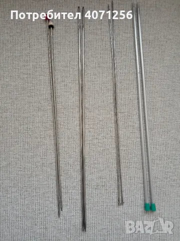 Игли за плетене две и  на една кука