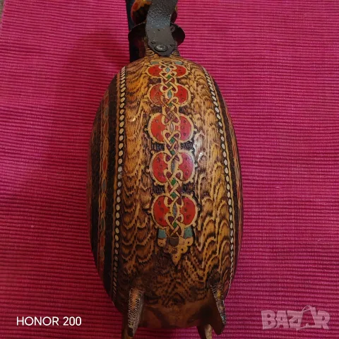 Стара дървена бъклица. , снимка 7 - Антикварни и старинни предмети - 56233034