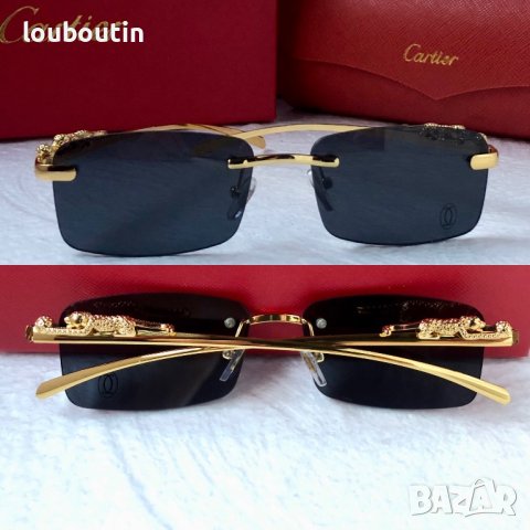 Cartier висок клас слънчеви очила Мъжки Дамски слънчеви 4 цвята, снимка 4 - Слънчеви и диоптрични очила - 41957726