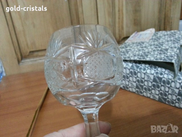 Кристални чаши, снимка 2 - Антикварни и старинни предмети - 35908762