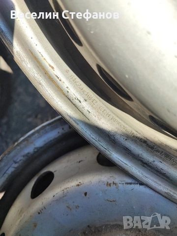 Железни джанти 16 цола за Vw Transporter T5 T6 5х120 , снимка 4 - Гуми и джанти - 53703520