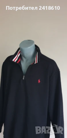 POLO Ralph Lauren Half Zip 3/4  Knit Mens Size XL ОРИГИНАЛ! Мъжко Горнище !, снимка 7 - Пуловери - 51271667