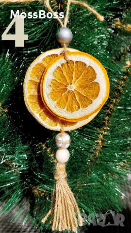 Декорация от сушени портокали, снимка 6 - Декорация за дома - 52537775