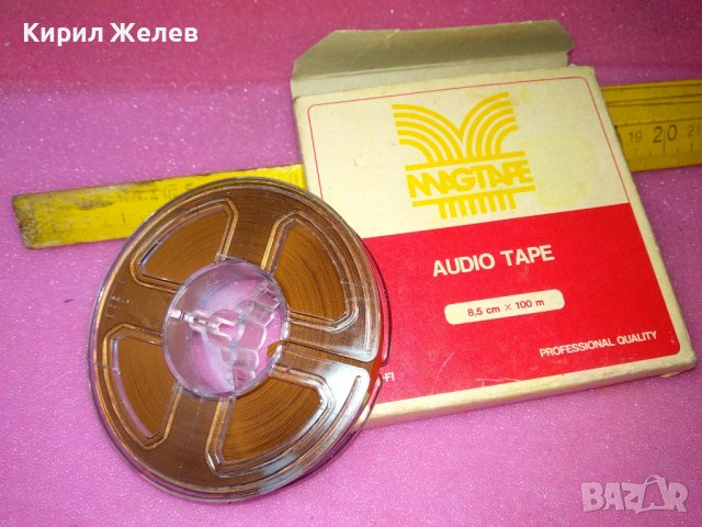 MAGTAPE AUDIO TAPE HI-FI PROFESSIONAL QUALITY MADE in USA Стара РОЛКА ЛЕНТА за МАГНЕТОФОН 29248